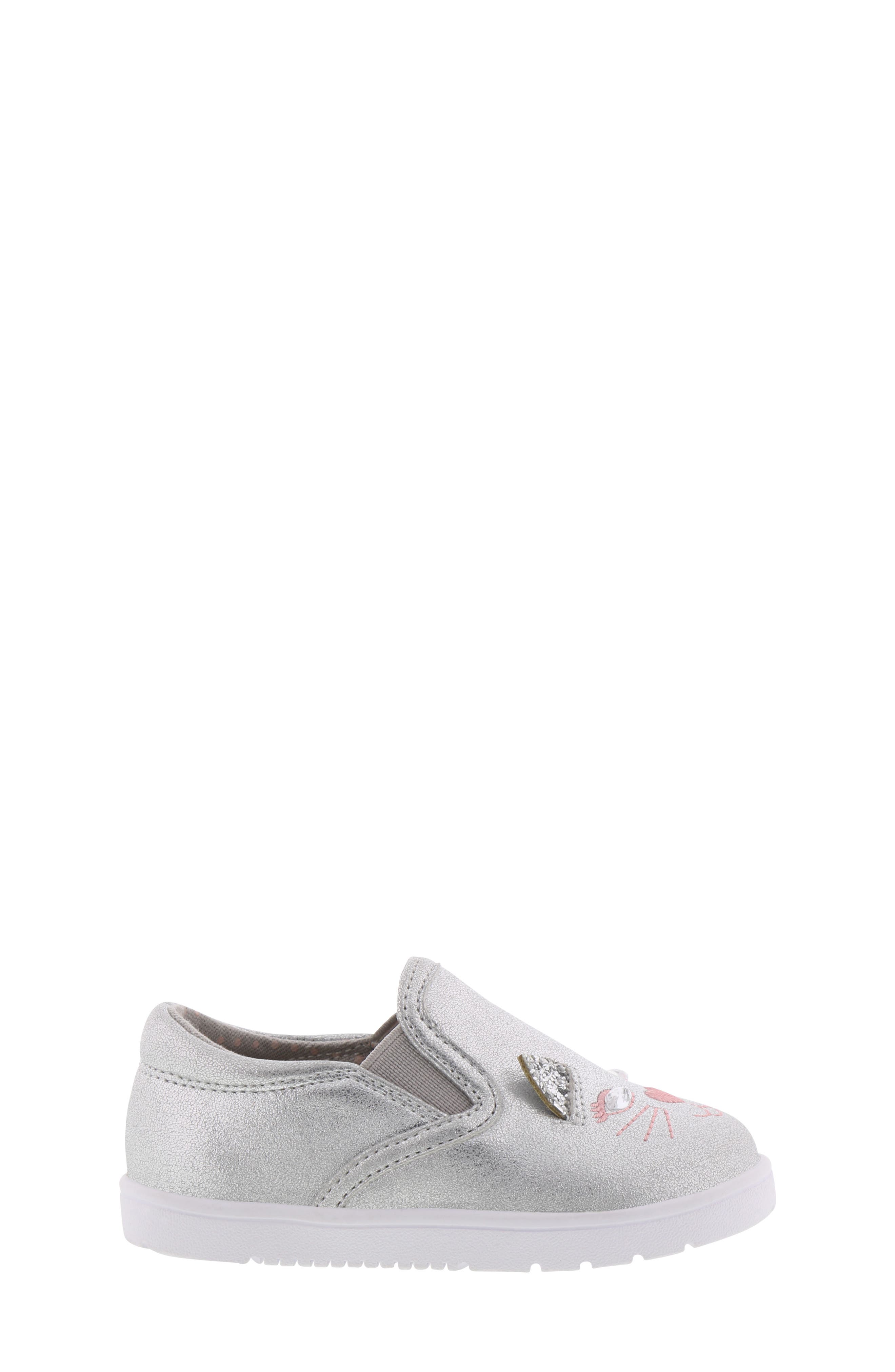 Børn Bailey Jaslyna Slip-On Glitter Sneaker, Alternate, color, 