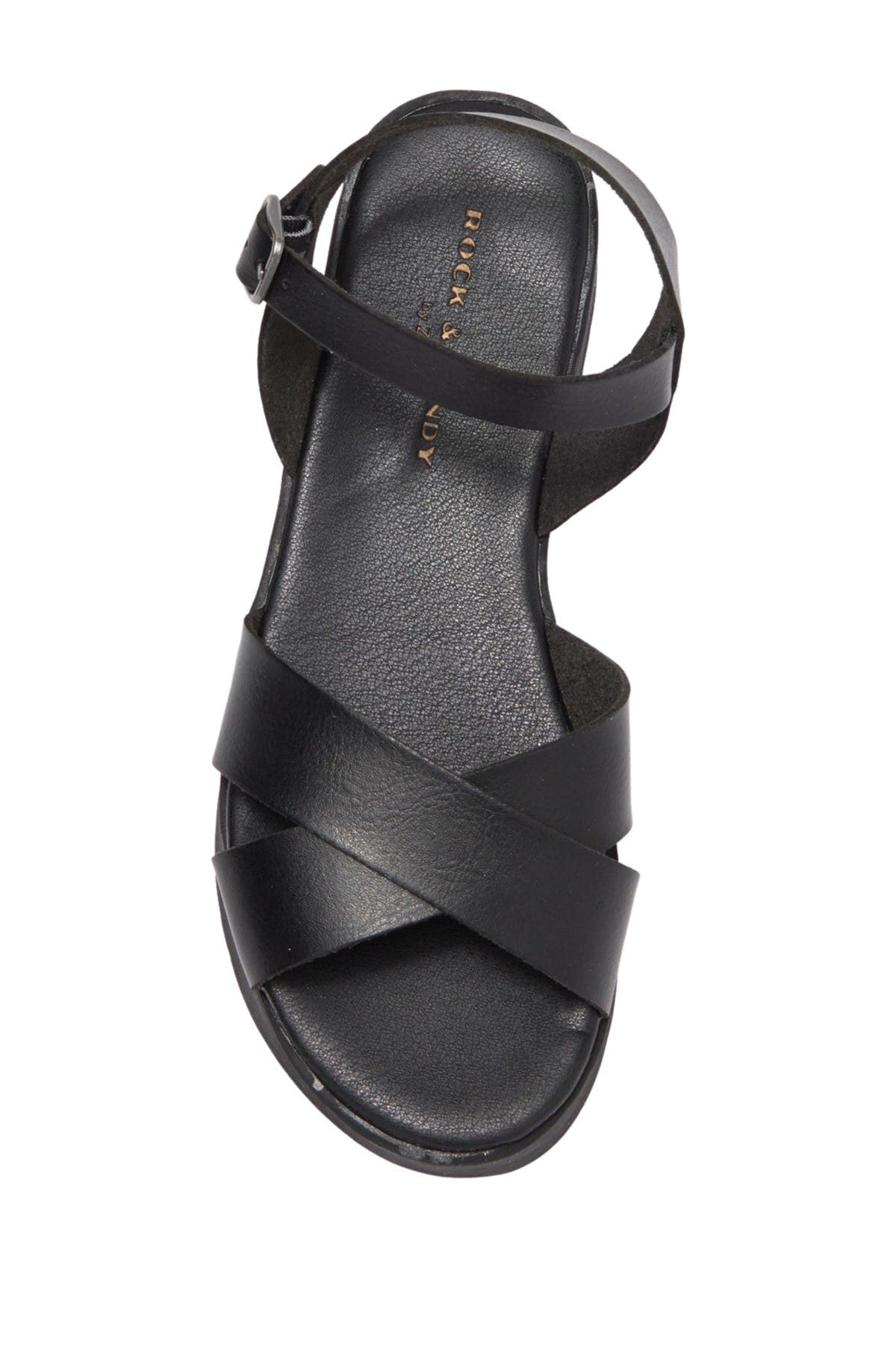 ROCK AND CANDY Timberly Cross Strap Platform Sandal, Alternate, color, 