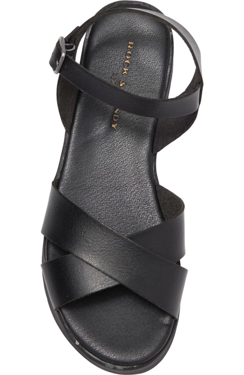 ROCK AND CANDY Timberly Cross Strap Platform Sandal, Alternate, color,