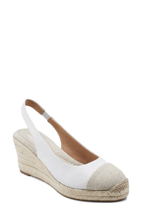 Margie Slingback Wedge Espadrille Pump (Women)