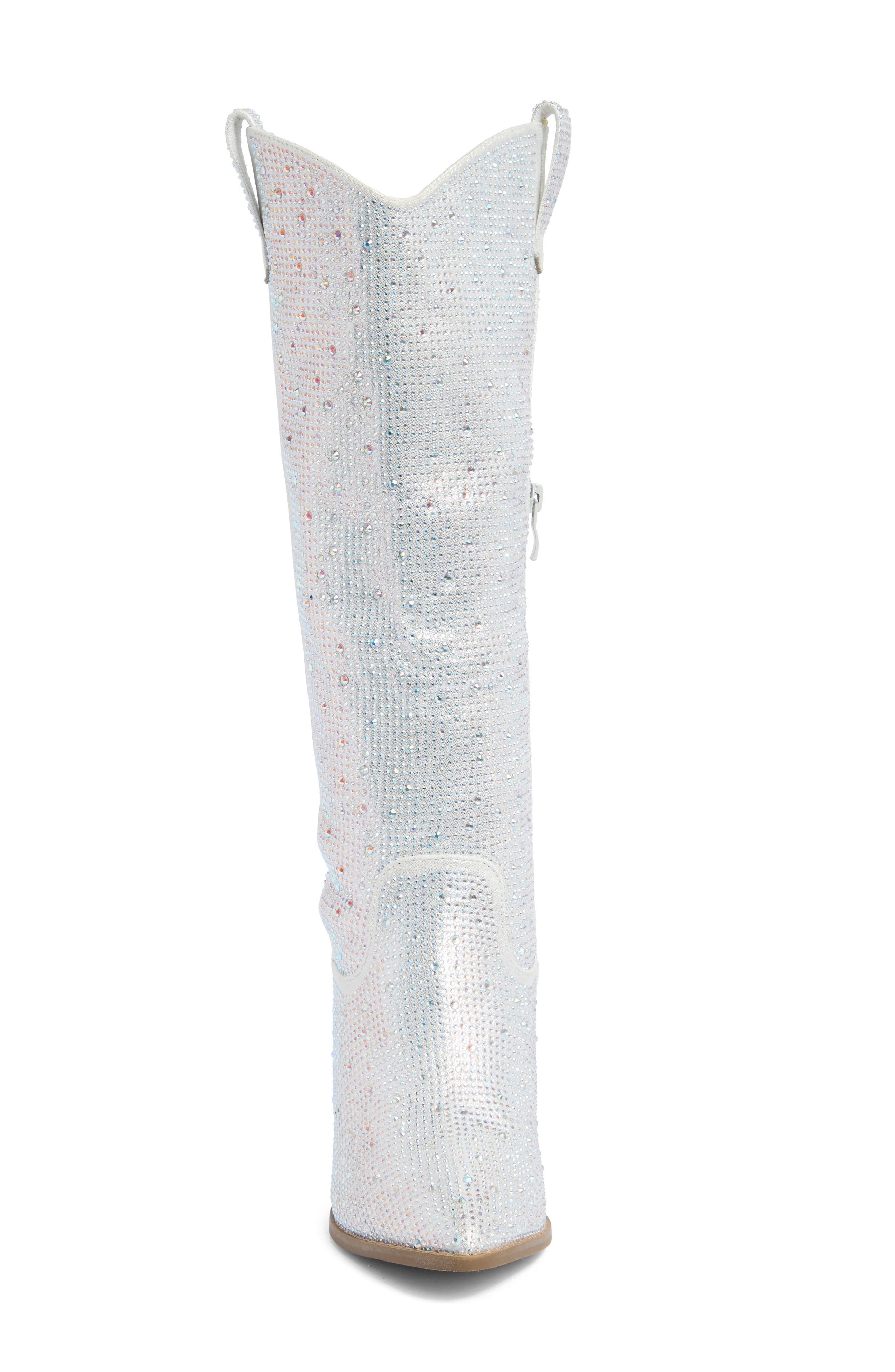 TOP GUY SHOES Imogen Embellished Western Boot, Alternate, color, 