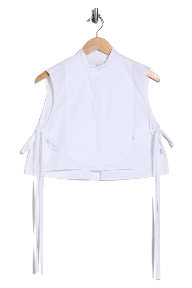 Cotton Bib Dickie, Main, color, WHITE