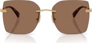 COACH 57mm Square Sunglasses