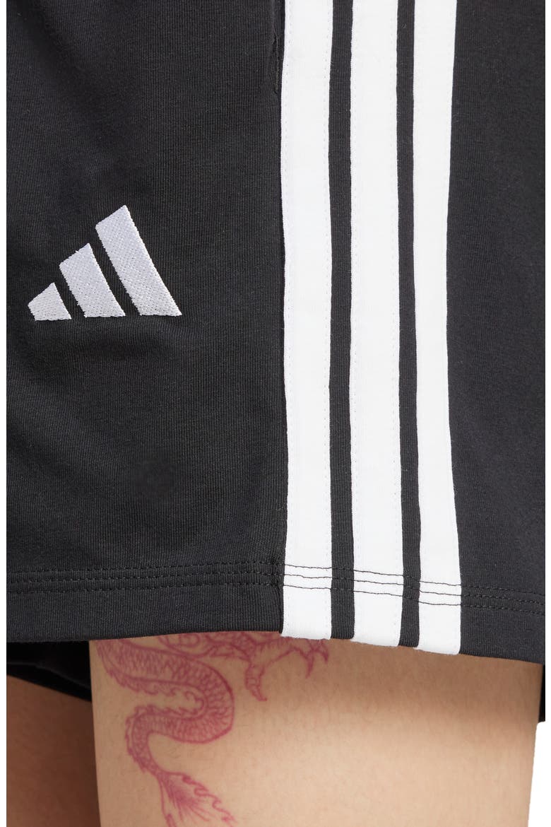 3-Stripes Shorts, Alternate, color, BLACK/ WHITE
