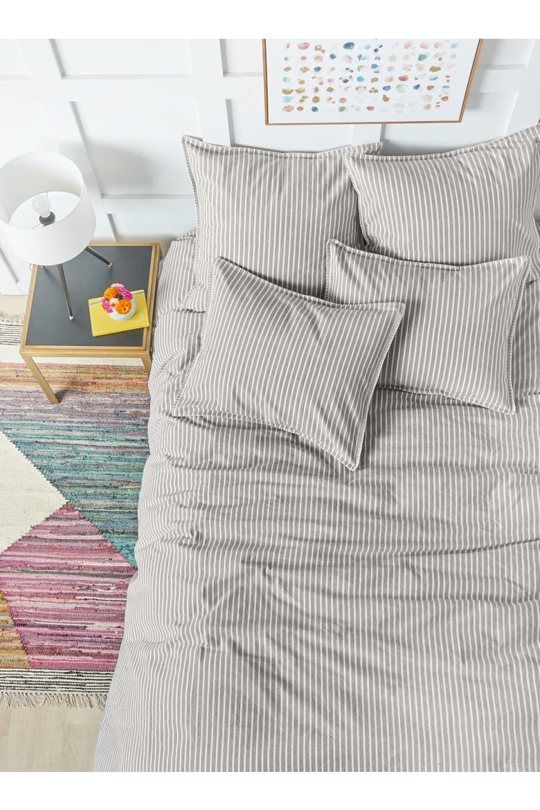Lucas Boulder King Duvet Cover, Alternate, color, Gray
