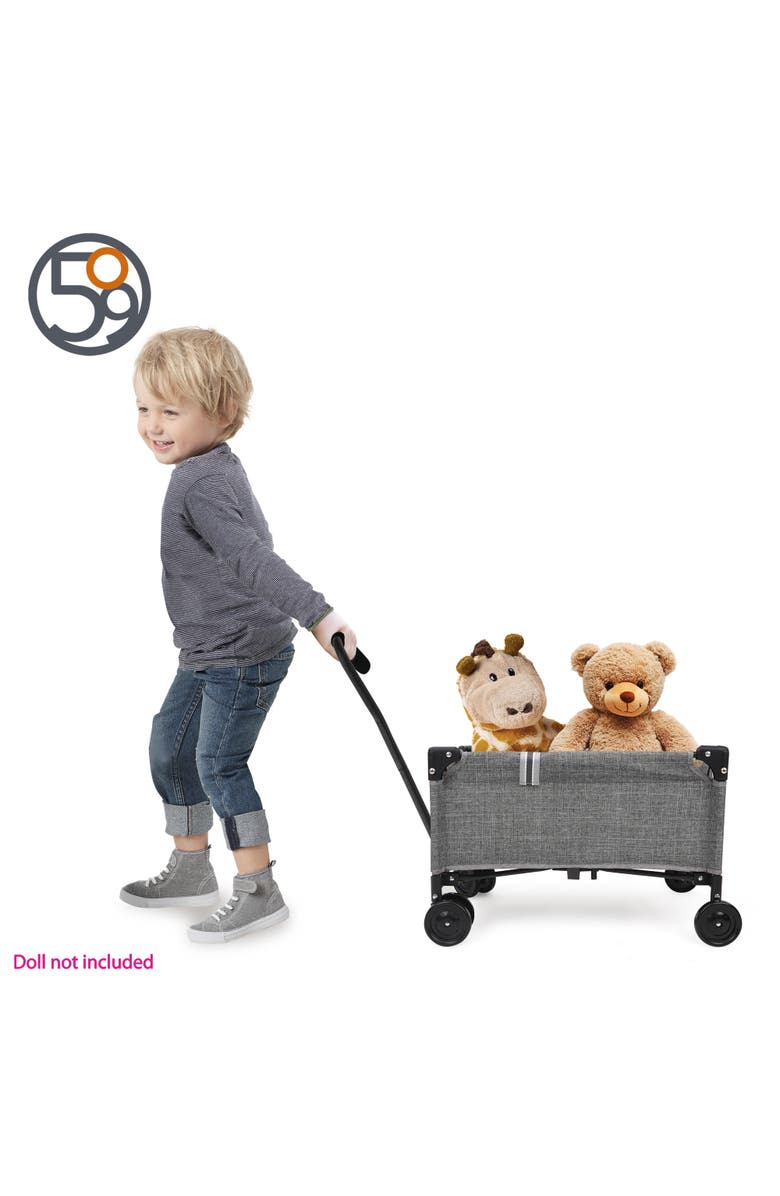 509 Crew Little Wagon, Melange Folding Pull Along Cart, Alternate, color, Multicolored
