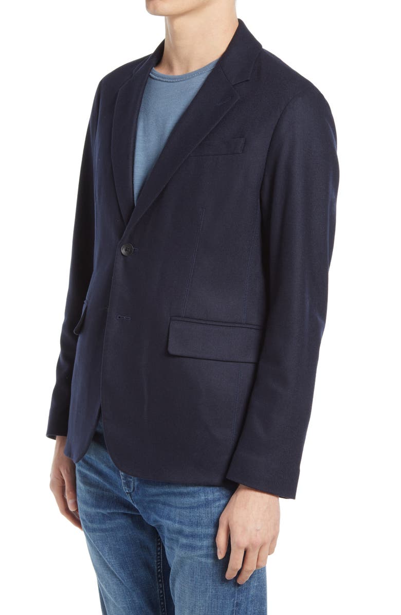 rag & bone Deconstructed Razor Wool Blend Blazer, Alternate, color, 