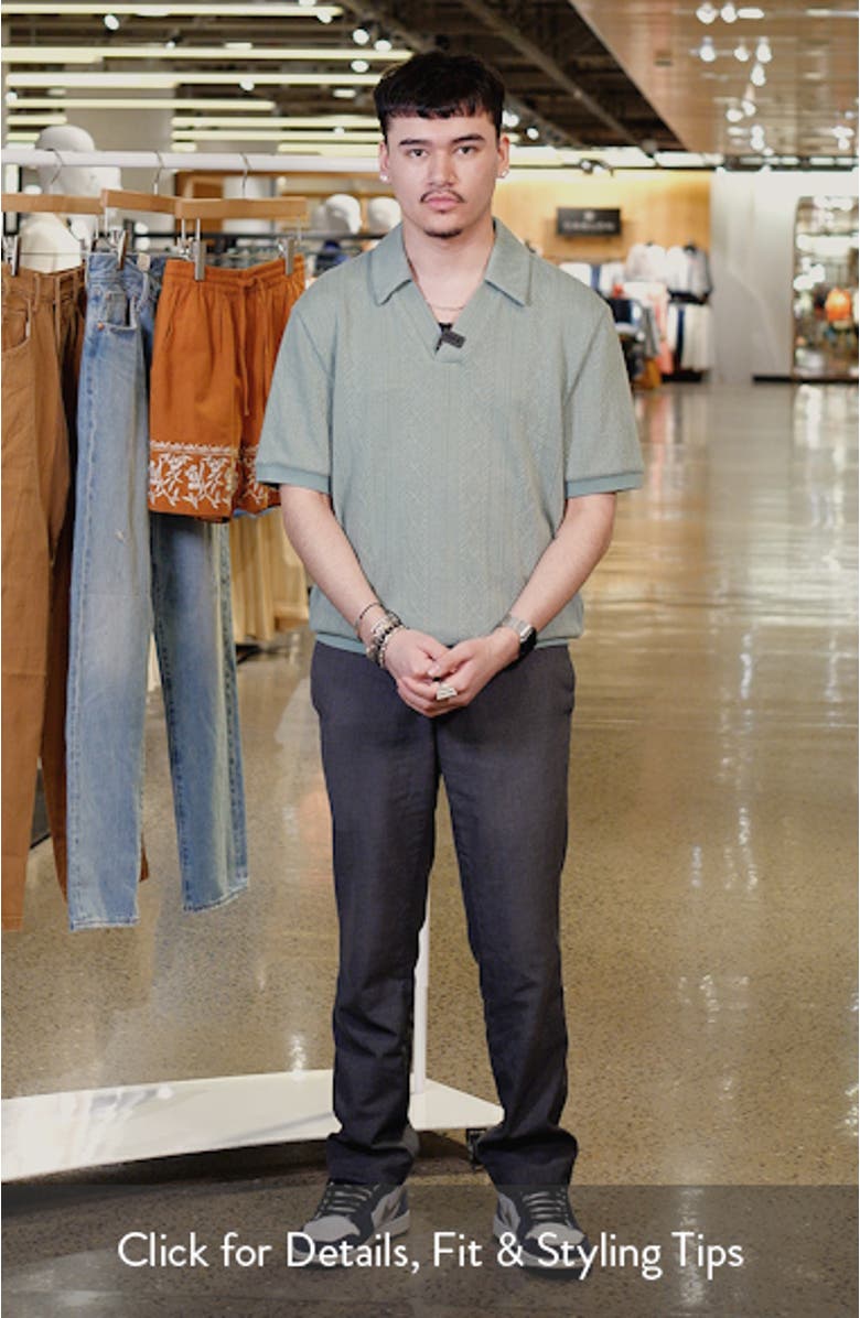 Sancho Texture Johnny Collar Polo, sales video thumbnail