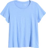 Eileen Fisher Crewneck Organic Cotton T-Shirt