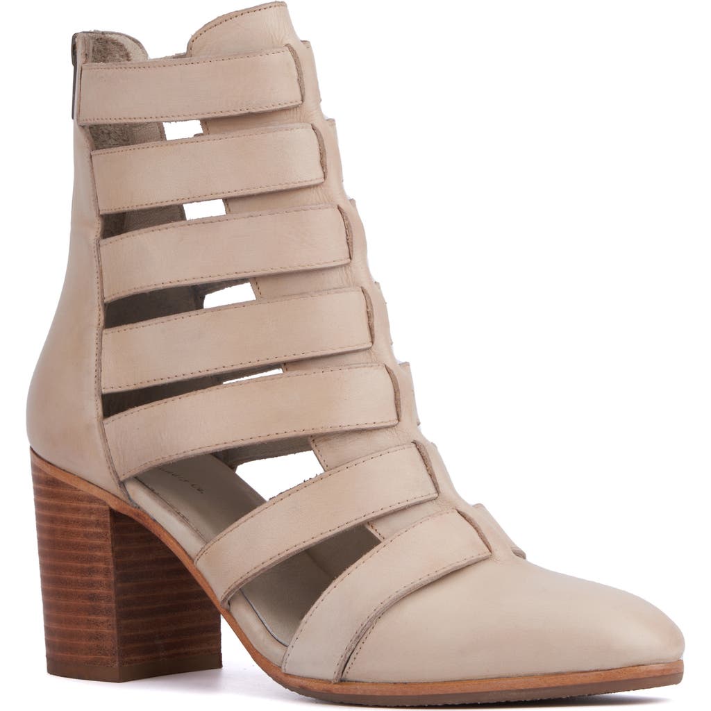 Vintage Foundry Vivi Caged Block Heel Bootie