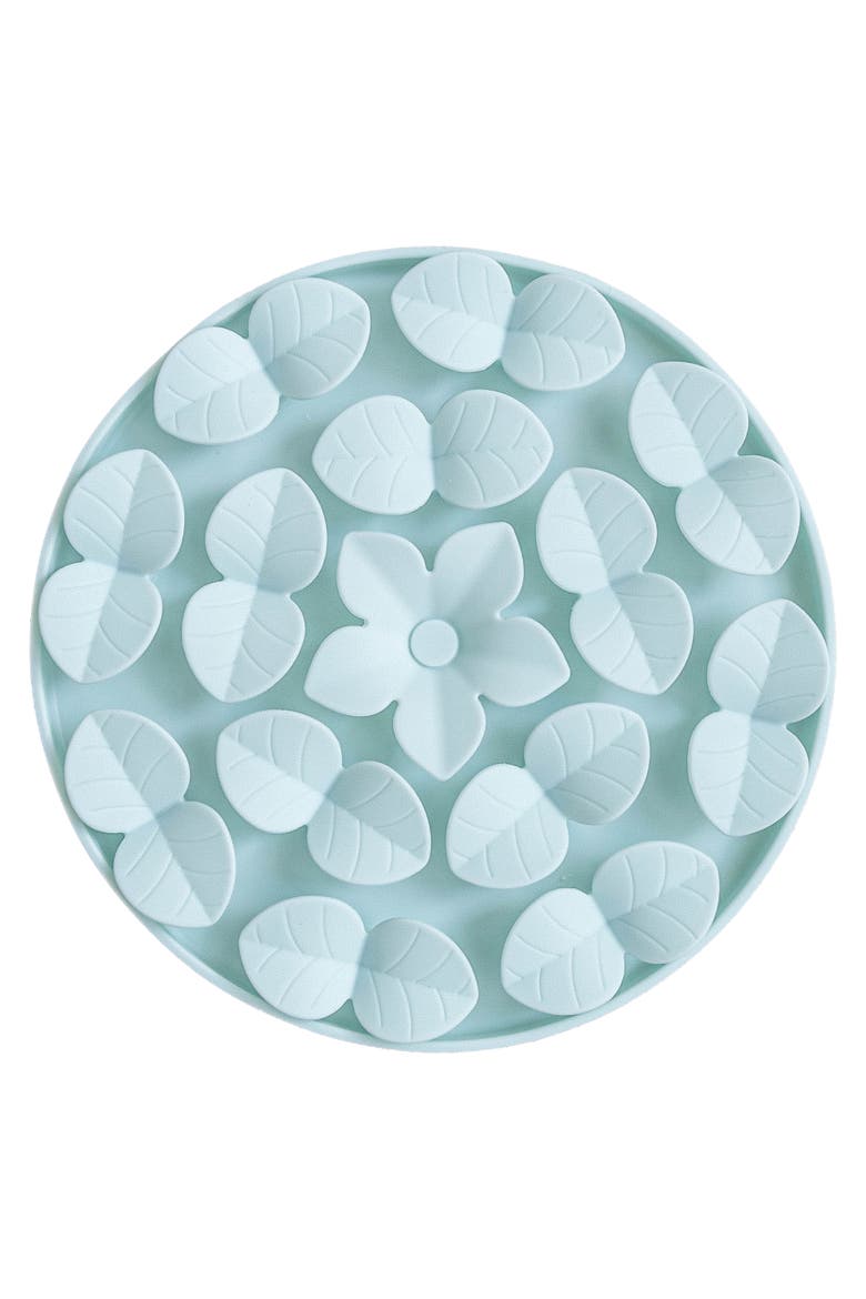 Enrichment Snuffle Mat Sky Blue Circle Textured Dog Feeding Pad, Main, color, Blue