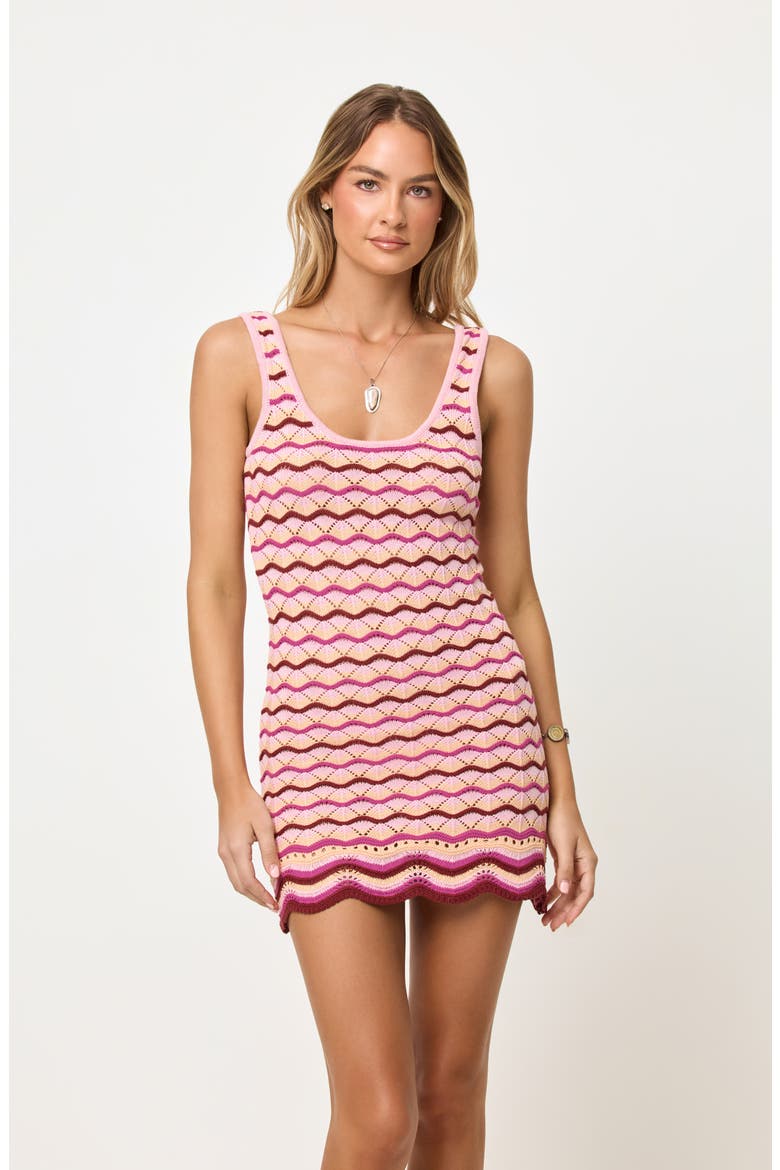 Sunchaser Cover-Up Knit Dress, Alternate, color, BERRY SPRITZ
