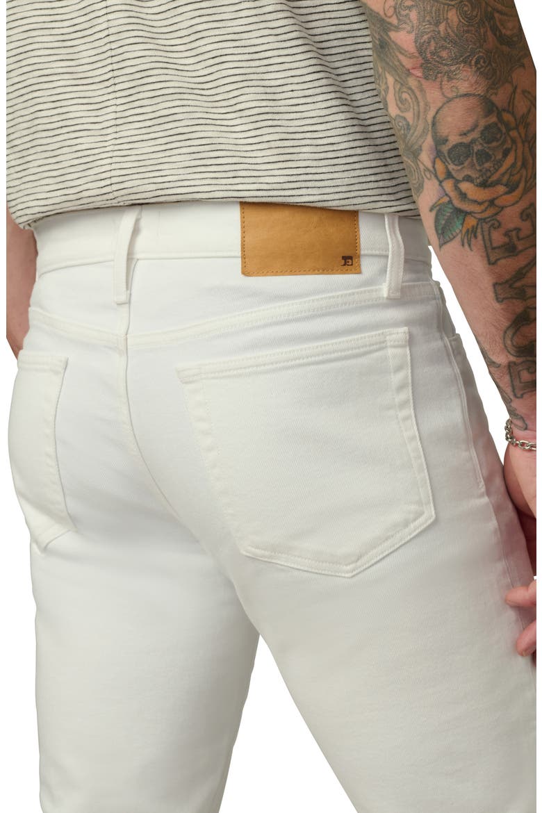 The Asher Slim Fit Twill Pants, Alternate, color, CLEAN WHITE