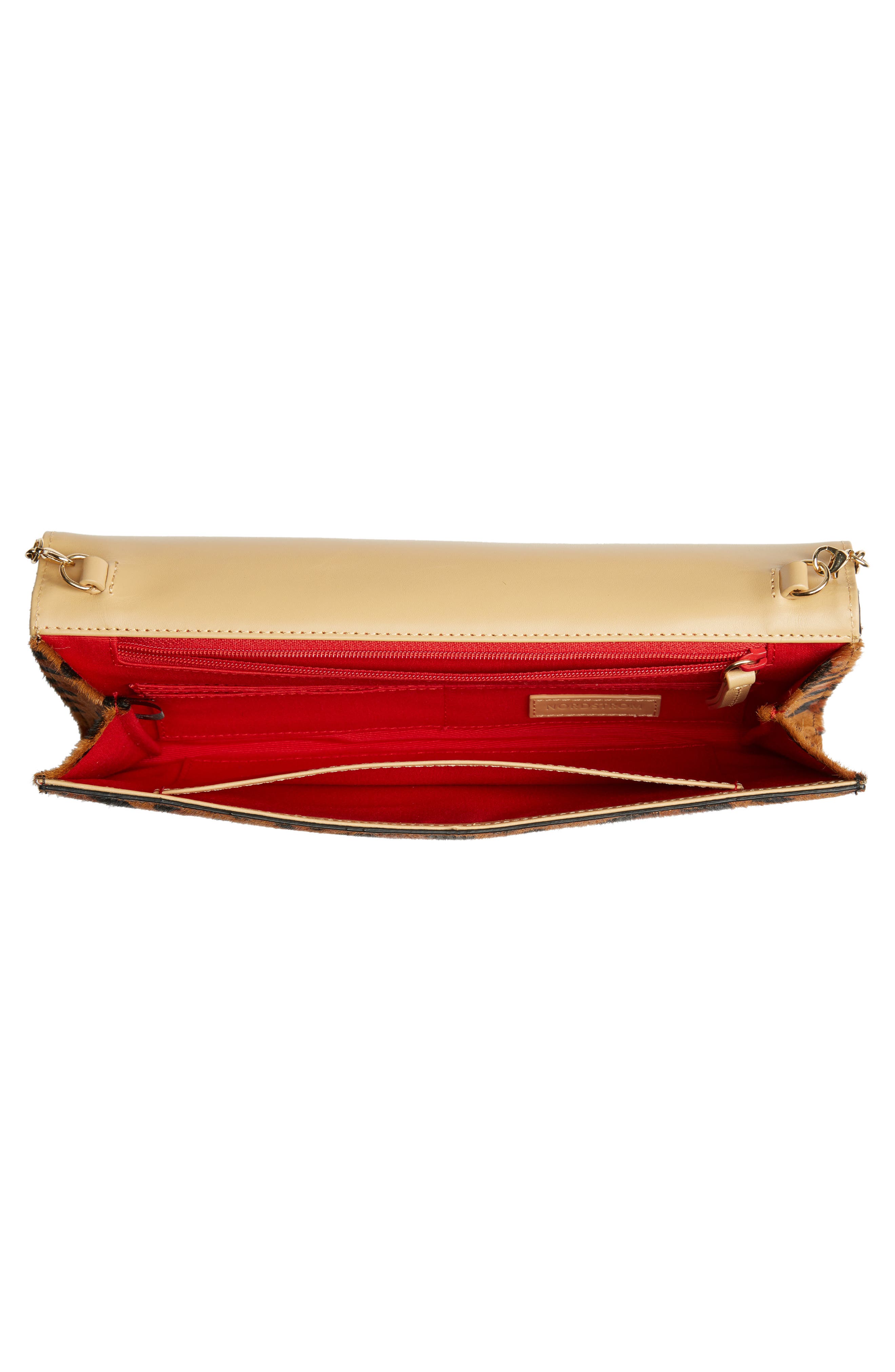 Selena Clutch, Alternate, color, BROWN AZTEC LEOPARD