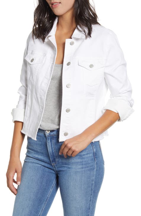 Women s White Jean Denim Jackets Nordstrom