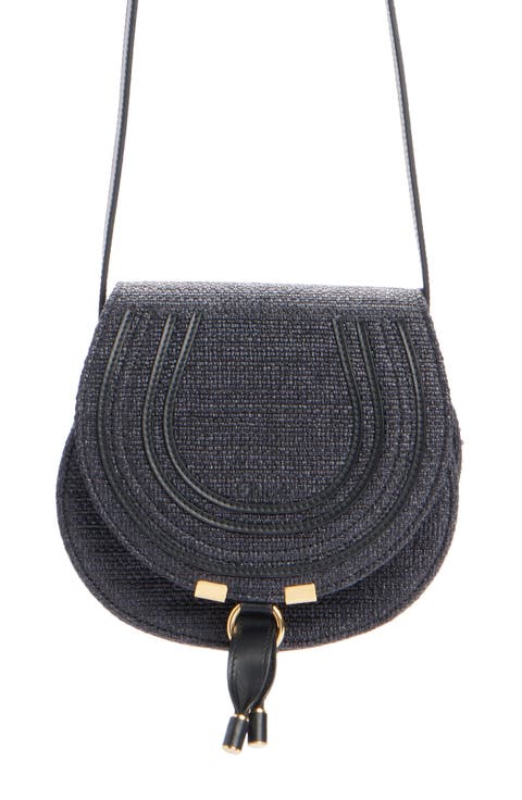 Small Marcie Woven Crossbody Bag
