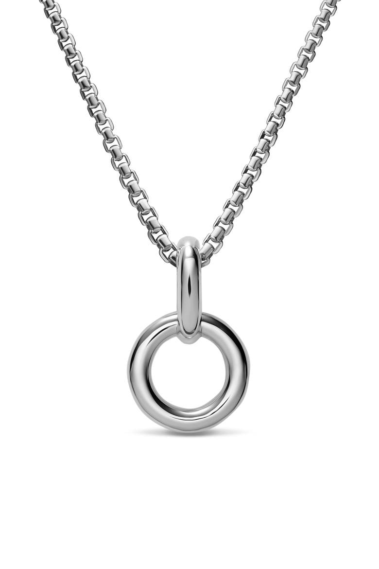 Amulet Holder in Sterling Silver, 20.3mm, Alternate, color, SILVER