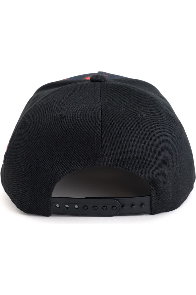 Snapback Baseball Cap, Alternate, color, Godzilla Lava Red