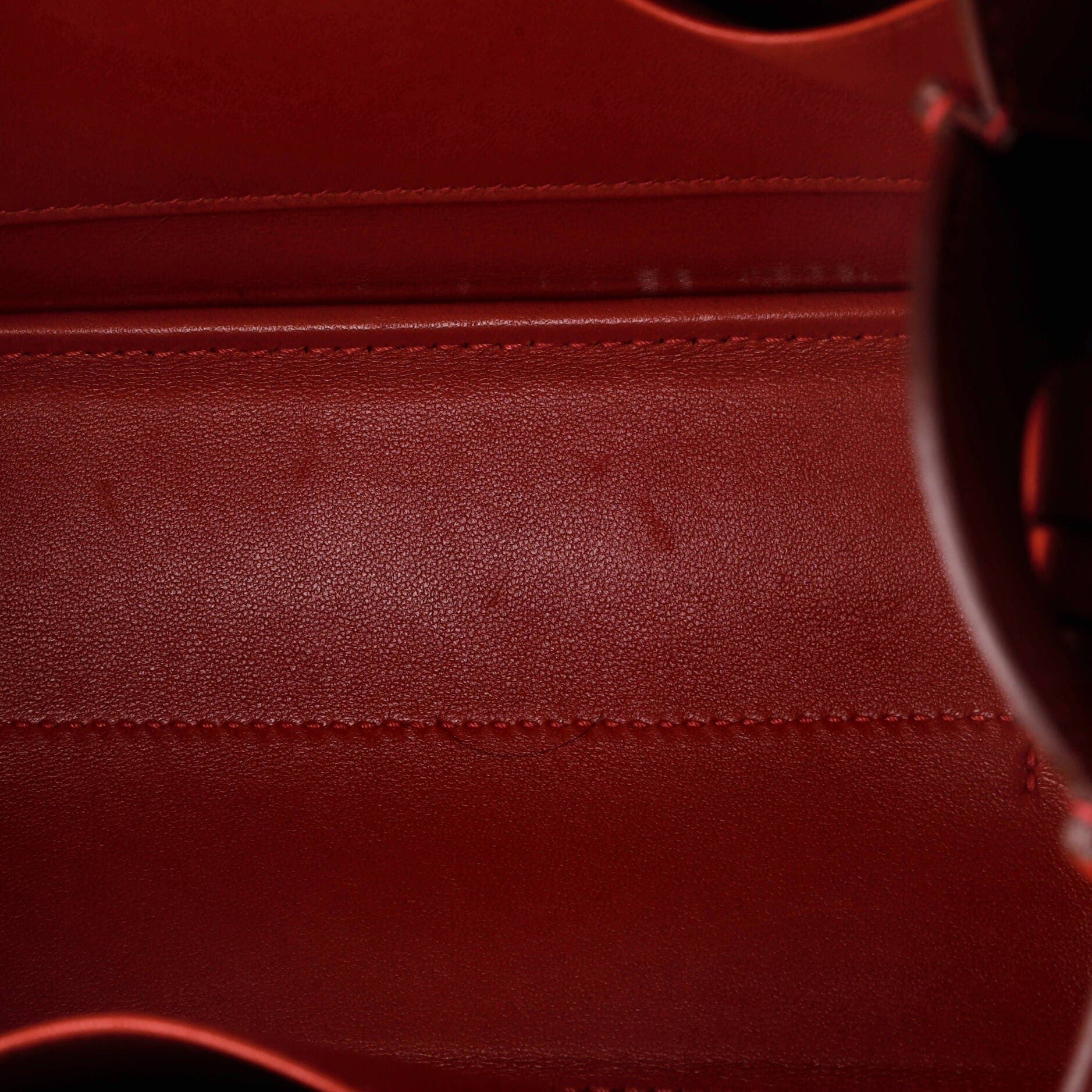 Pre-Owned Hermes Harnais Shoulder Bag Epsom and Swift, Alternate, color, Rouge Casaque