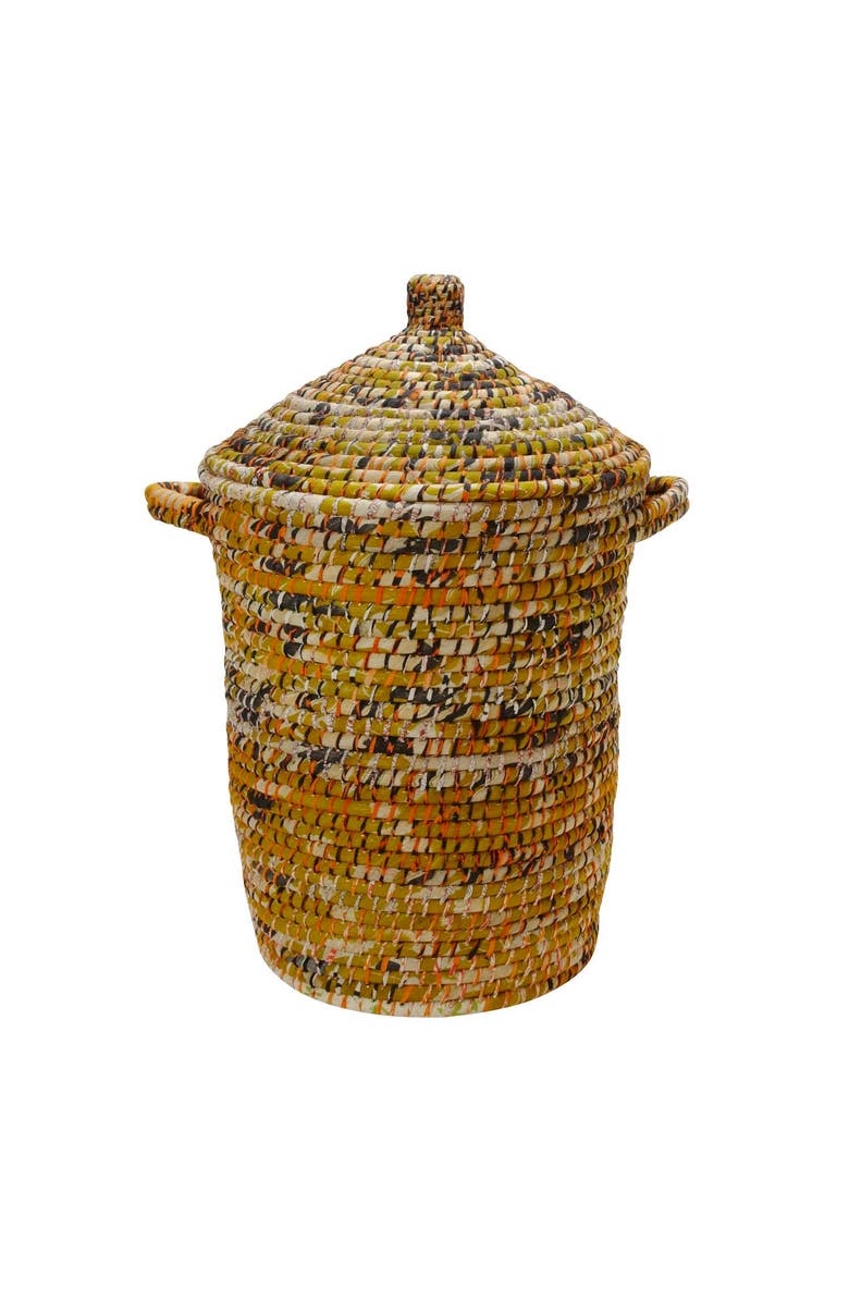 Ten Thousand Villages Bright Day Hamper, Main, color, Brown