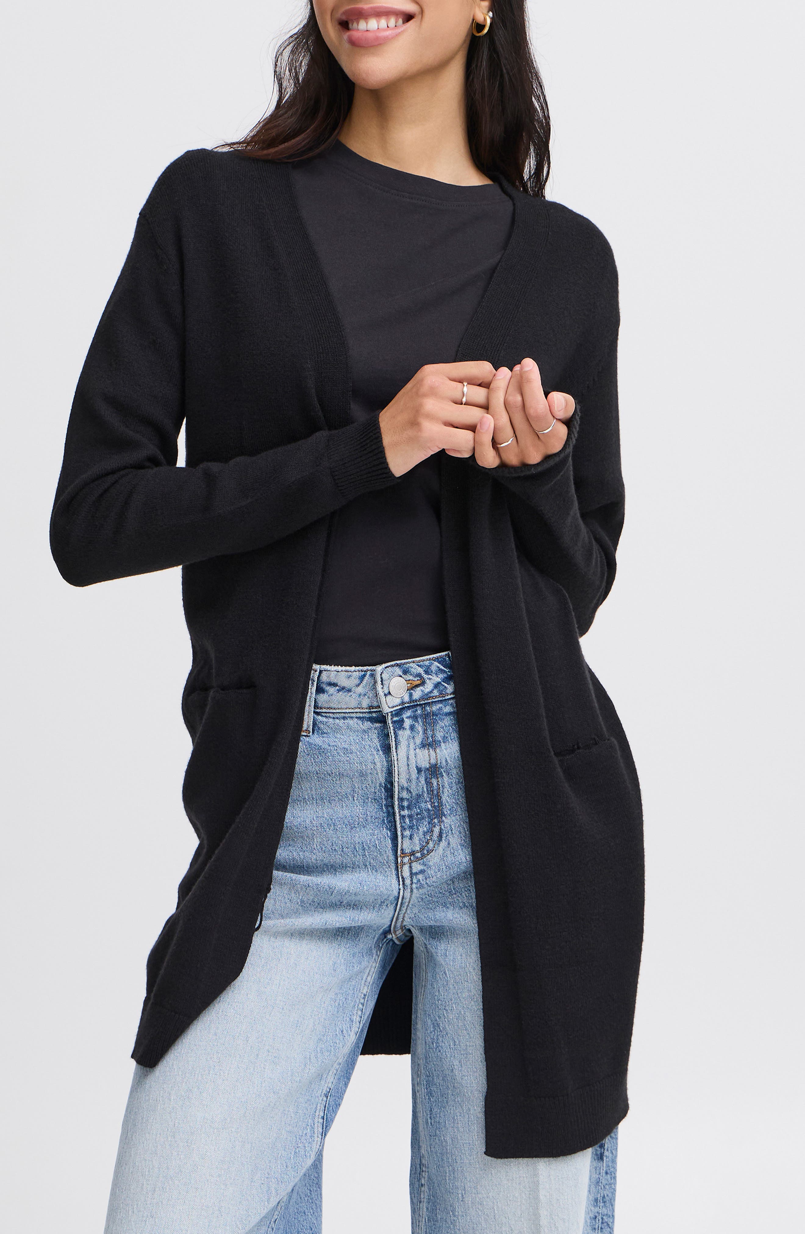 B.YOUNG Nonina Longline Cardigan