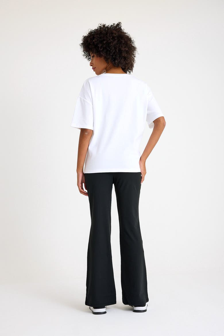 Ultimate Comfort Warm Flare Pants, Alternate, color, BLACK