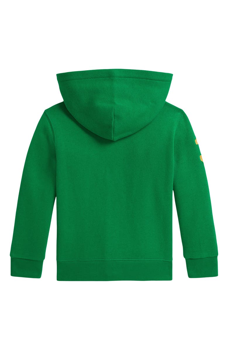 Polo Ralph Lauren Kids' Fleece Zip Hoodie, Alternate, color, Green