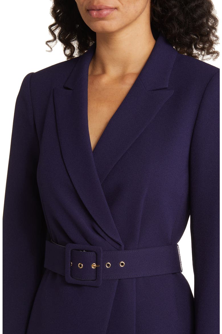 Nested Belted Jacket and Skirt, Alternate, color, MIDNIGHT NAVY