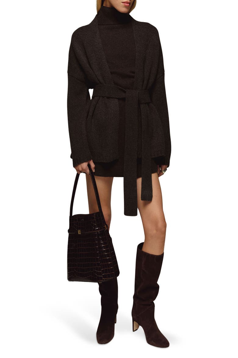 Meg Wool Wrap Sweater Coat, Main, color, ESPRESSO