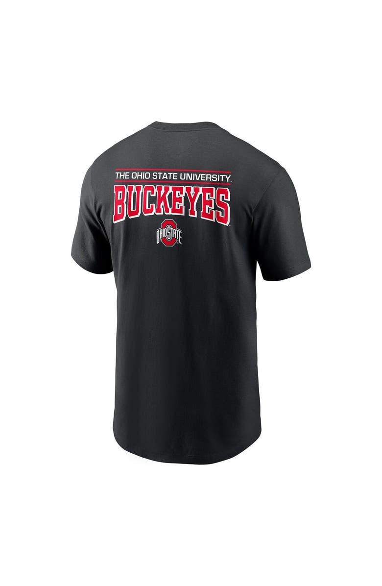 Nike Men's Nike Black Ohio State Buckeyes 2-Hit T-Shirt, Alternate, color, Black