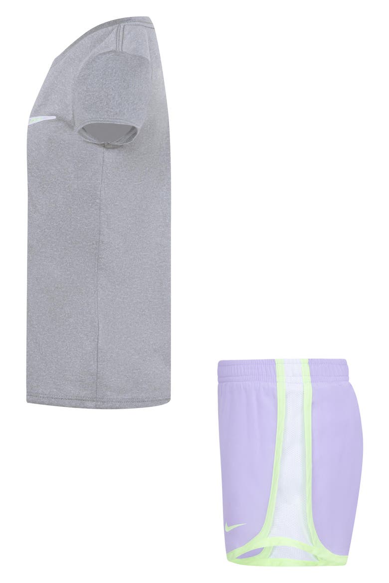 Kids' Dri-FIT Club Tempo T-Shirt & Shorts Set, Alternate, color, LILAC BLOOM