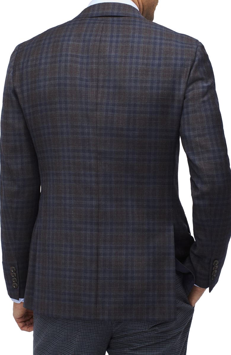 Bonobos Jetsetter Regular Fit Check Stretch Wool Blazer, Alternate, color, 