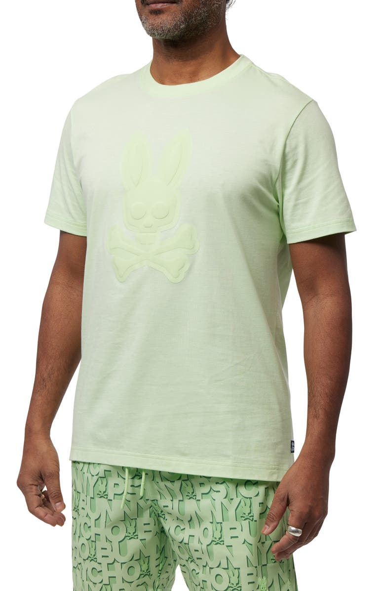 Psycho Bunny Damon Embossed Graphic T-Shirt, Alternate, color,