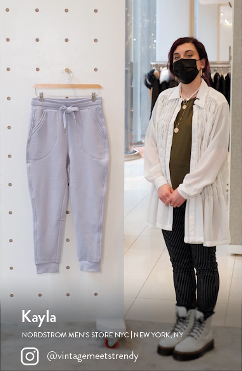 Amazing Fleece Crop Jogger Pants, sales video thumbnail