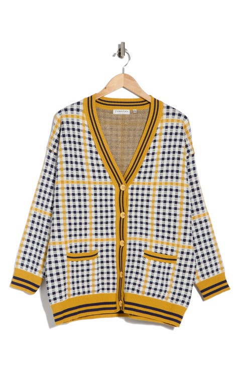 Plaid Cardigan