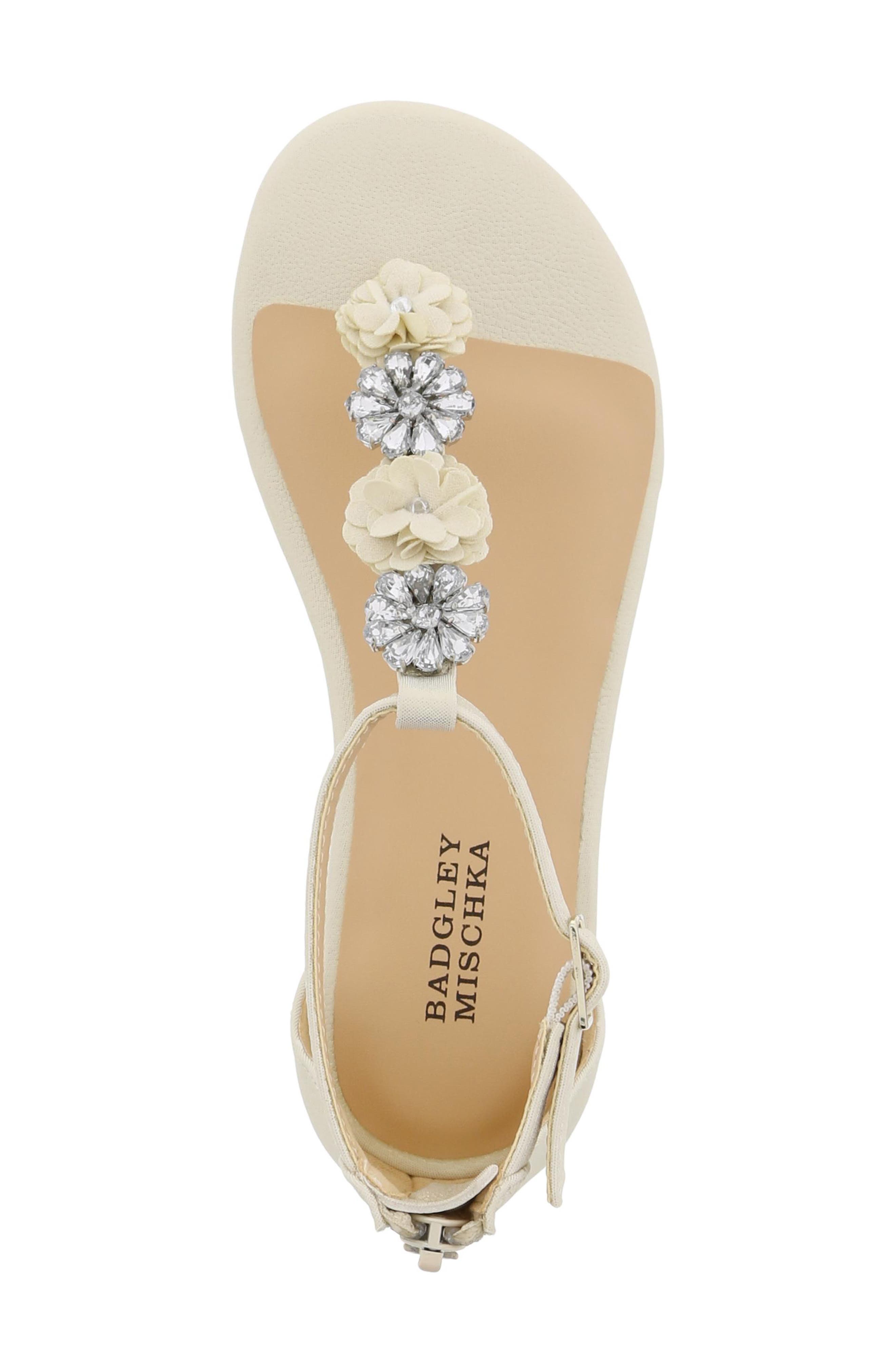 Badgley Mischka Collection Badgley Mischka Cara Sky Embellished Sandal, Alternate, color, 