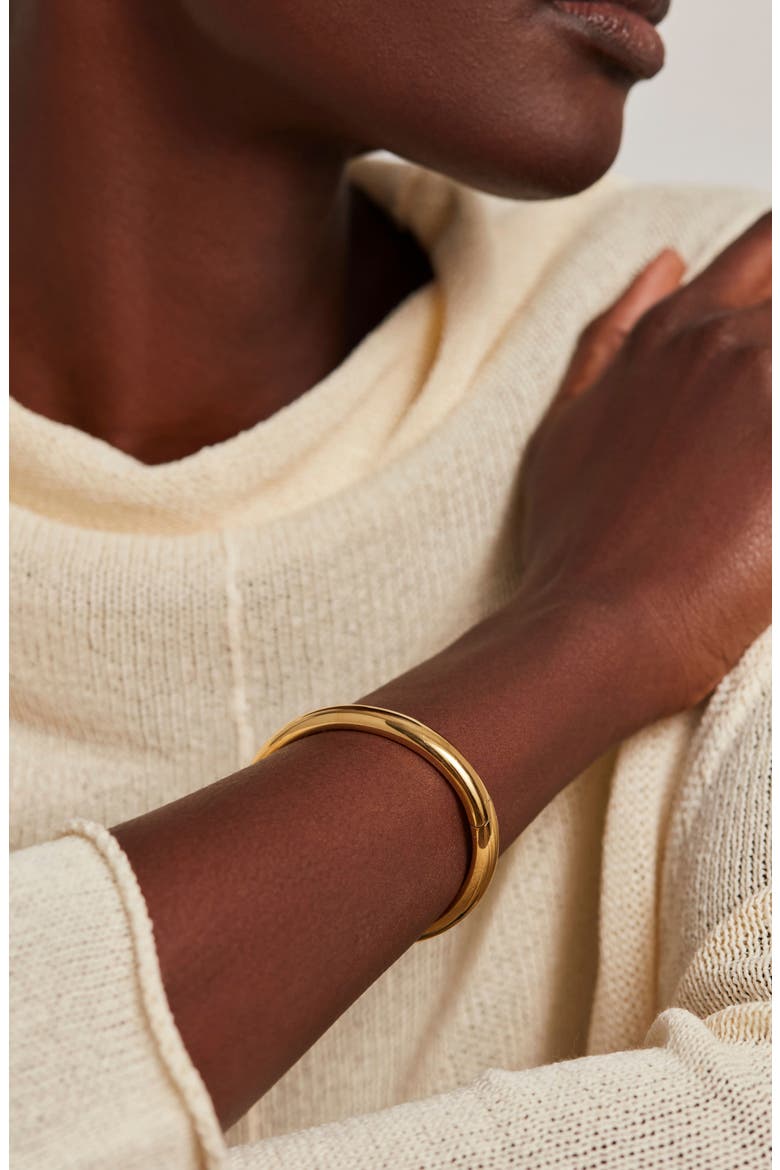 Gia Bangle, Alternate, color, HIGH POLISH GOLD
