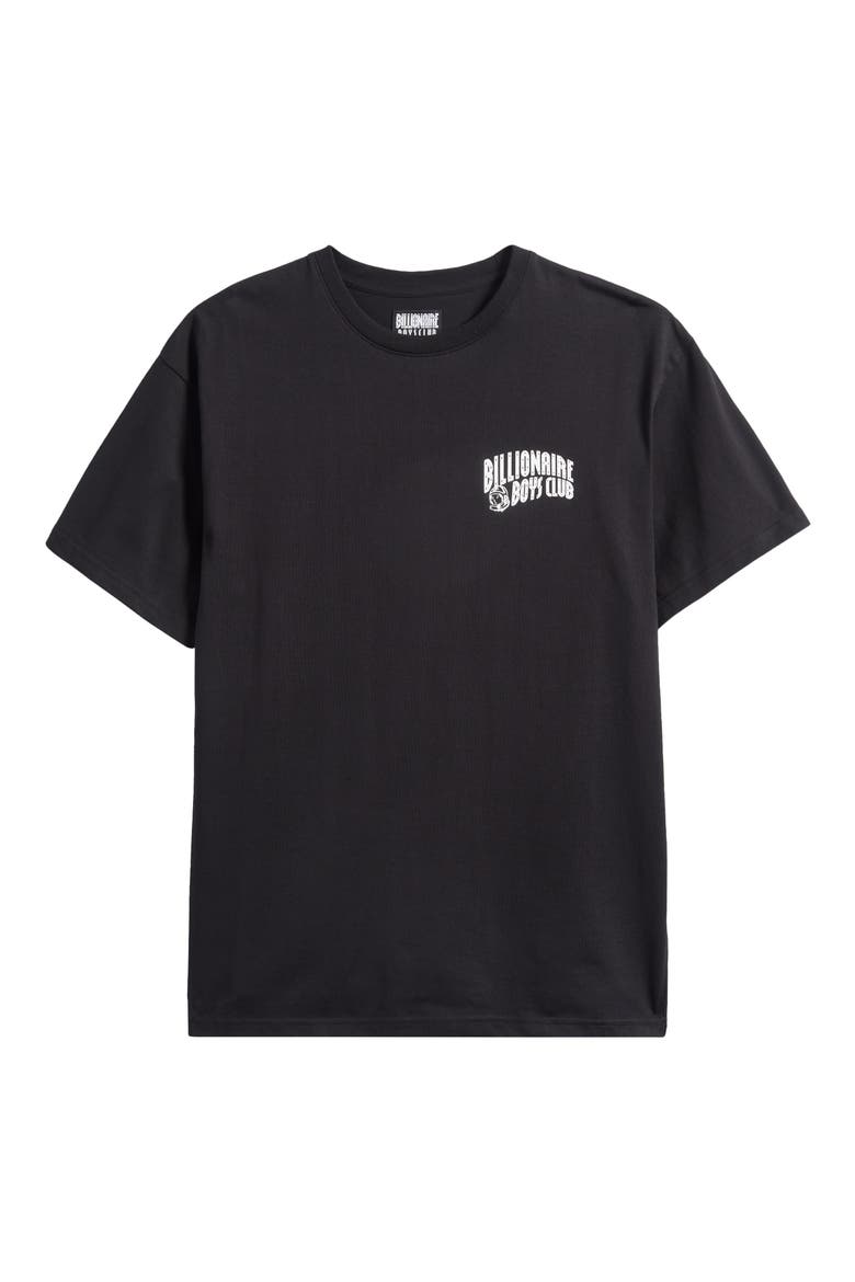 Curve Logo Short Sleeve Graphic T-Shirt, Alternate, color, BLACK