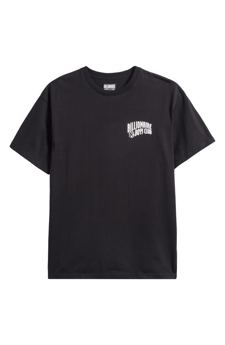 Billionaire Boys Club Curve Logo Short Sleeve Graphic T-Shirt, Main, color, Black