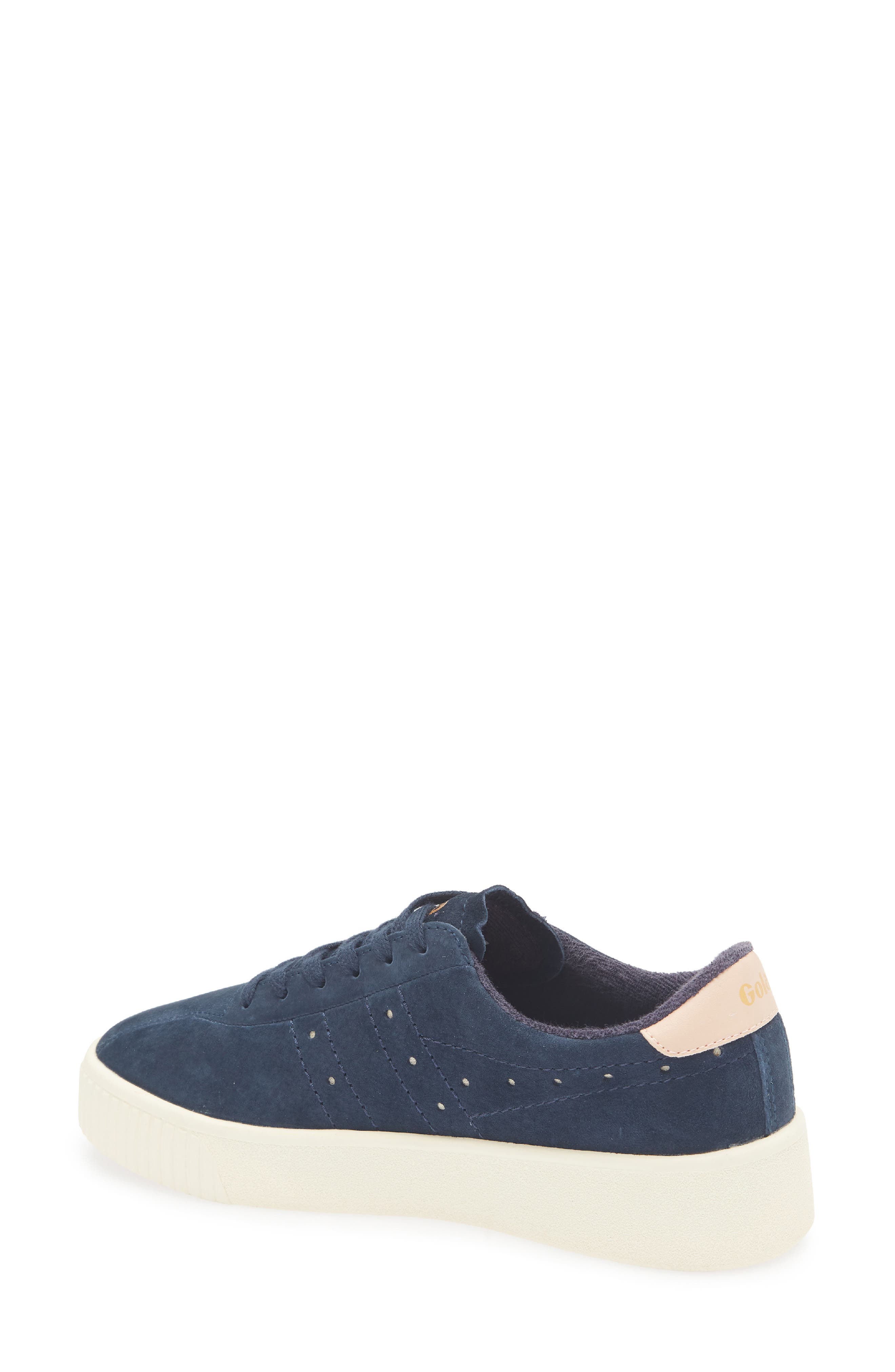 Gola Super Court Suede Sneaker, Alternate, color, Navy/ Pearl Pink