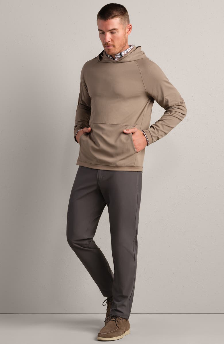 Rhone Waffle Tech Hoodie, Alternate, color, Foggy Taupe