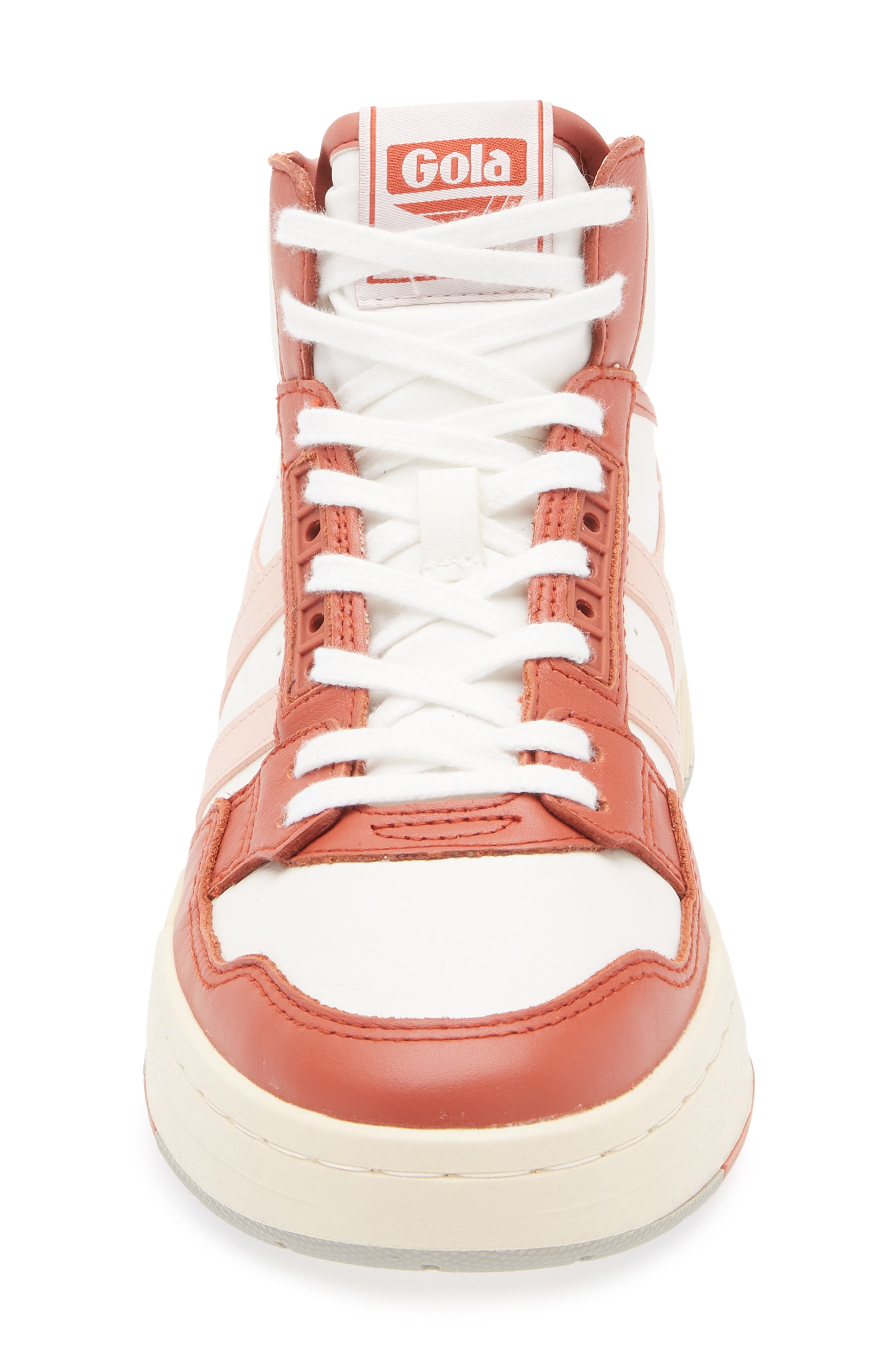 Challenge High Top Sneaker, Alternate, color, WHITE/ ORANGE SPICE