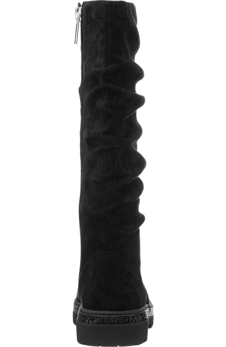 Nina Kids' Francyn Boot, Alternate, color, Black Microsuede