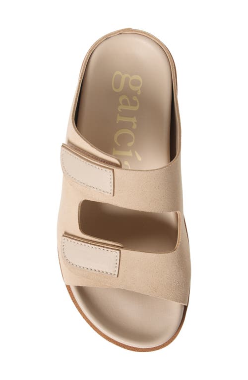 Pedro Garcia Dominika Two Strap Sandal In Plume Castoro