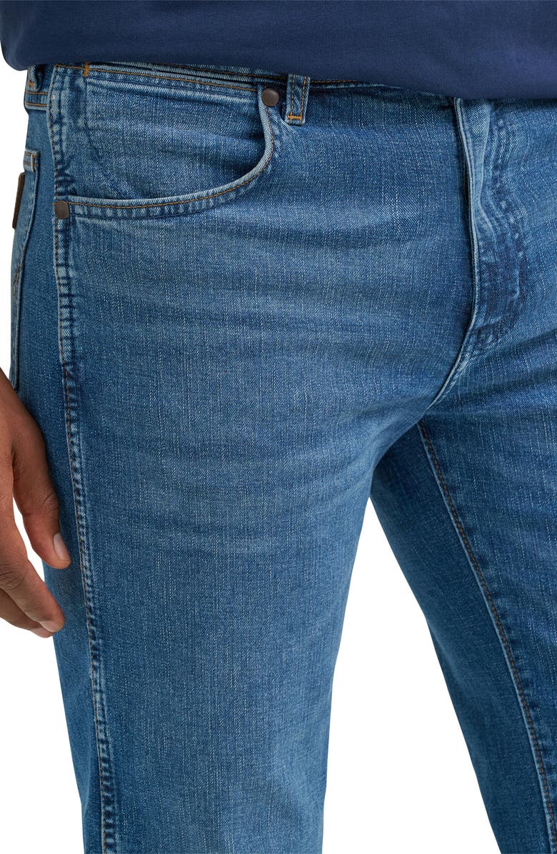 Wrangler Western Slim Straight Leg Jeans, Alternate, color, Sky Breeze