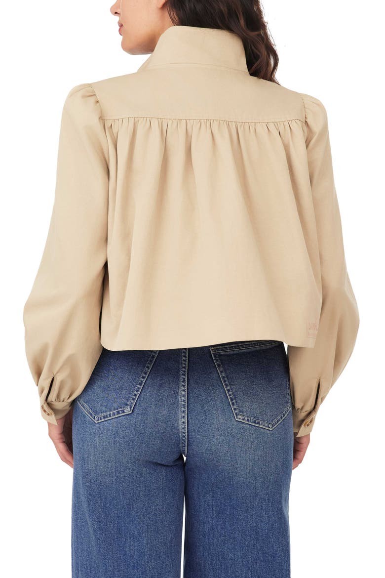 Crop Swing Jacket, Alternate, color, BRITISH TAN