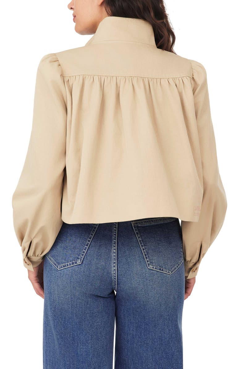 Habitual Crop Swing Jacket, Alternate, color, British Tan