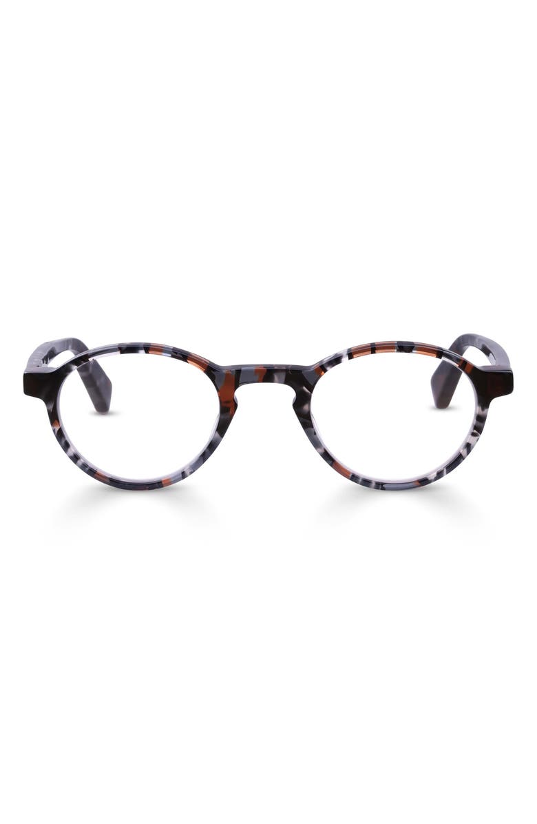 eyebobs Board Stiff 43mm Round Reading Glasses, Main, color, 