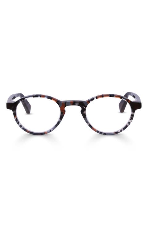 Board Stiff 43mm Round Reading Glasses (Narrow)