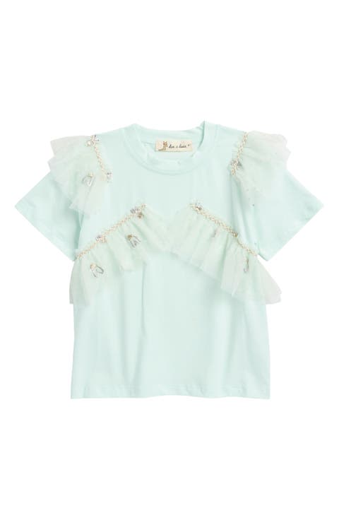 Kids' Floral Mesh T-Shirt (Toddler & Little Kid)
